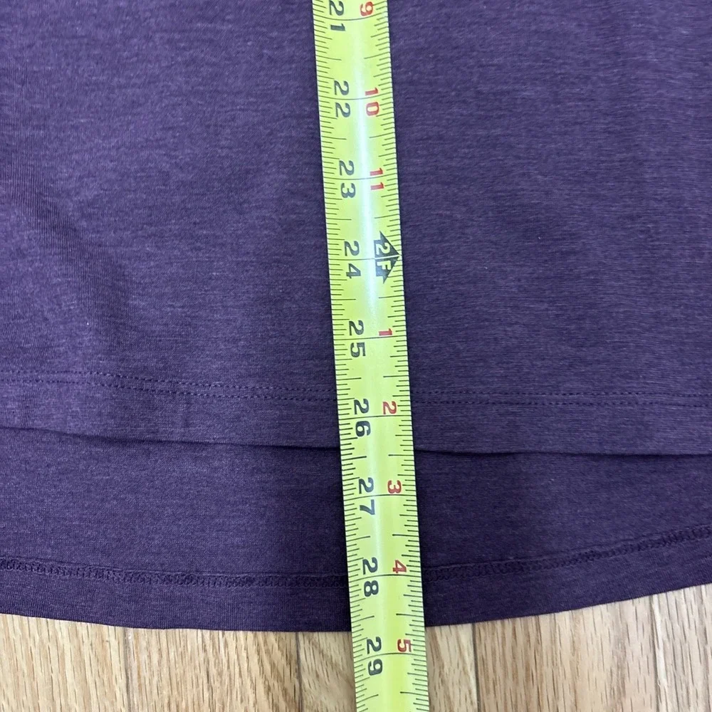 Lululemon‎ Short Sleeve Stretchy Crewneck Shirt Mens Size 2XL Burgundy